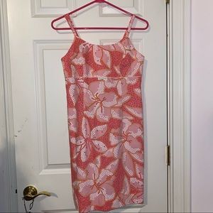 Vintage Lilly Pulitzer Sweet Bow Dress Hibiscus